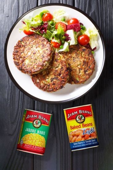 Baked Beans Vegetarian Patties 