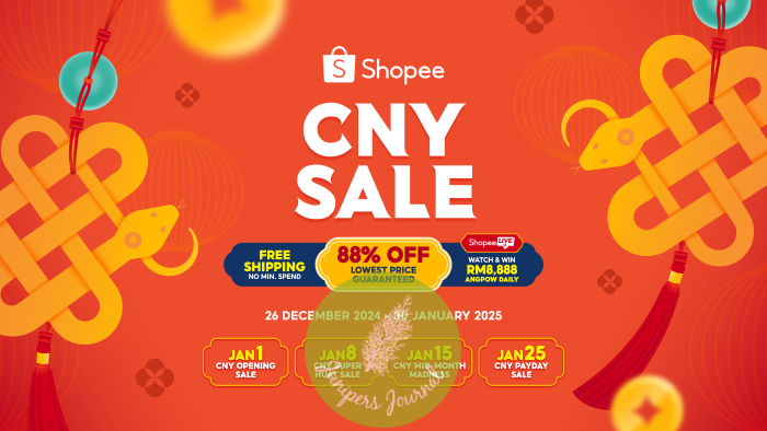 Fortune Smiles Upon the Year of the Snake with Shopee CNY Sale: Huat Your Way To Win RM8,888 Angpow Daily And Get 88% Off Lowest Price Guaranteed To Kickstart Your Festive Spirit